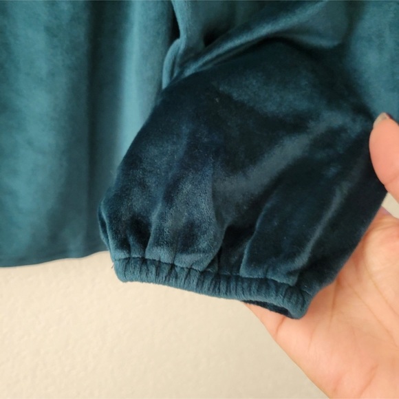 Bobi Los Angeles Jade Velvet Top Size Large - Picture 10 of 14